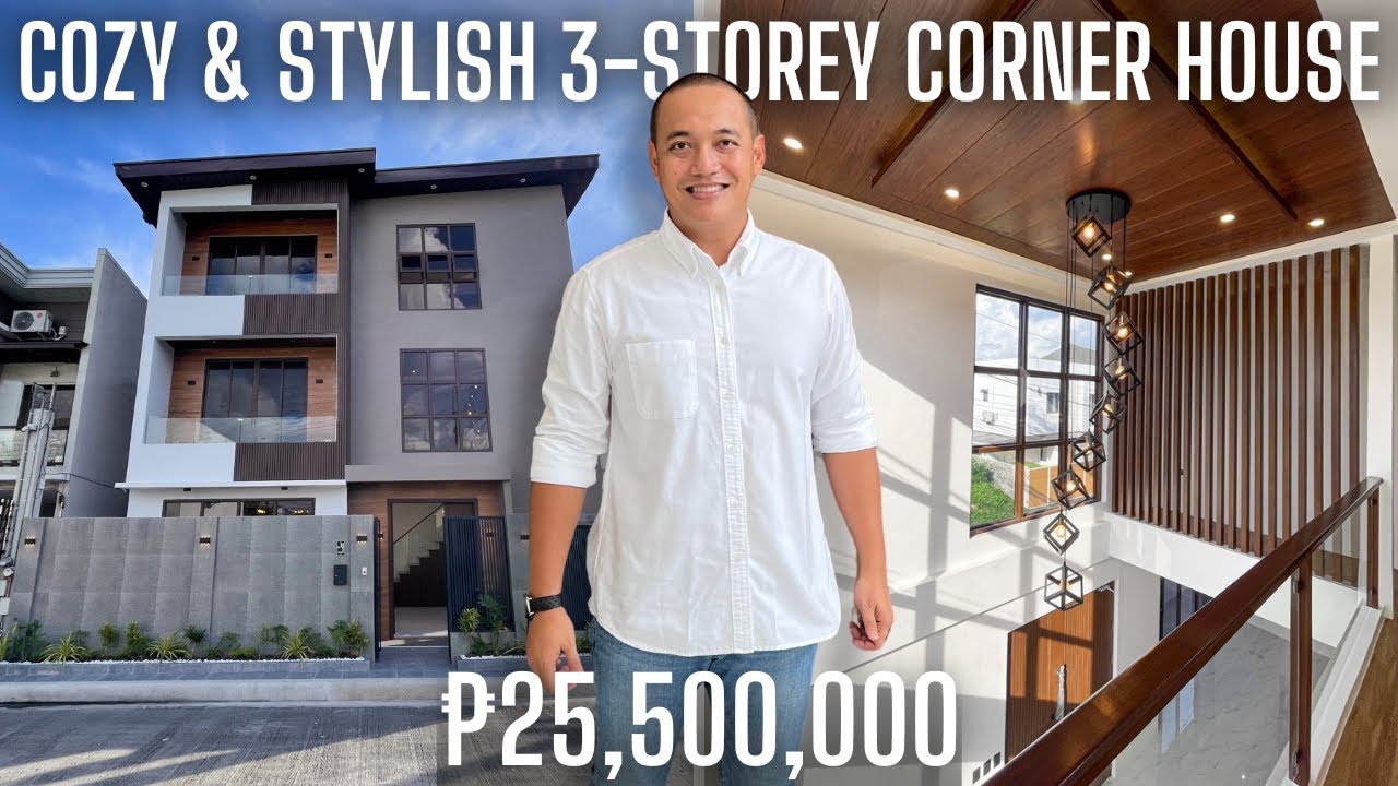 House Tour 287 | Cozy and Stylish 3-Storey Corner House For Sale in Greenwoods, Pasig City