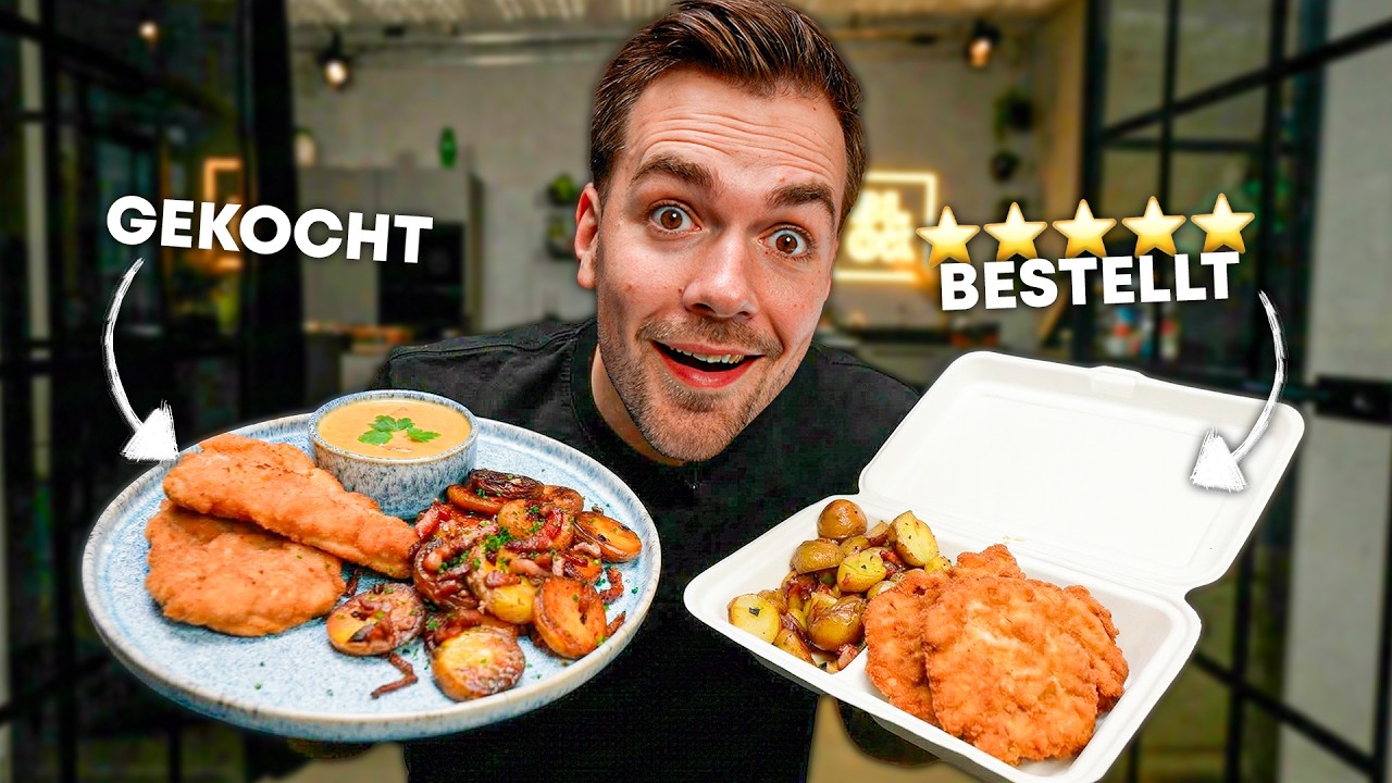 Kann ich den 5⭐️ Lieferdienst schlagen⁉️ (Schnitzel Edition)