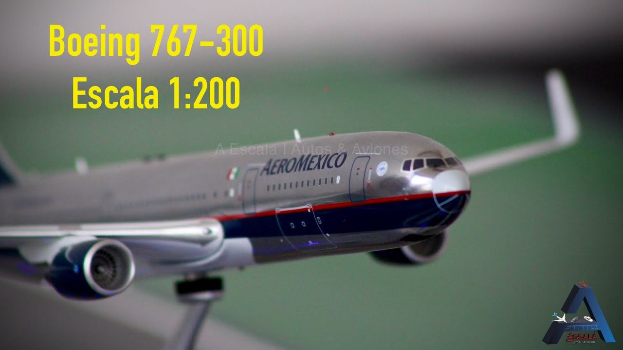 Aeroméxico Boeing 767-300 livery especial A Escala 1:200 inflight