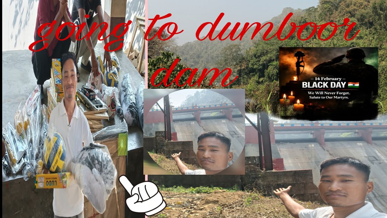 Geting vollyball and more things from government and visiting dumbur dam //A.S vlog 