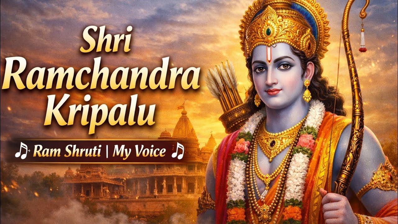 श्री रामचन्द्र कृपालु भजमन 🙏 | सम्पूर्ण राम श्रुति भजन | मेरे स्वर में #Shri Ramchandra Kripalu 🙏 