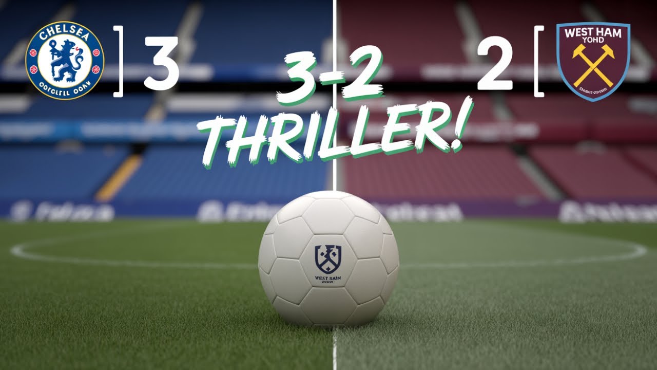 Chelsea 3 West Ham 2 | EXTENDED HIGHLIGHTS | Epic Second Half Turnaround
