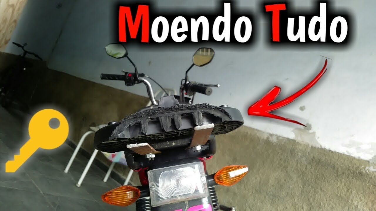 CHAVEANDO A TRASEIRA DA MOBILETE - Grau De 3&deg; Marcha [Victor Da Moby] Moto Vlog