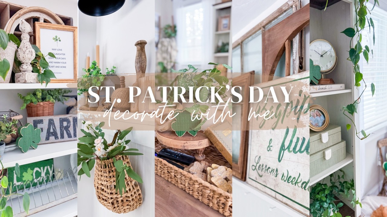 DECORATE WITH ME // ST. PATRICK'S DAY 2026 // CHARLOTTE GROVE FARMHOUSE