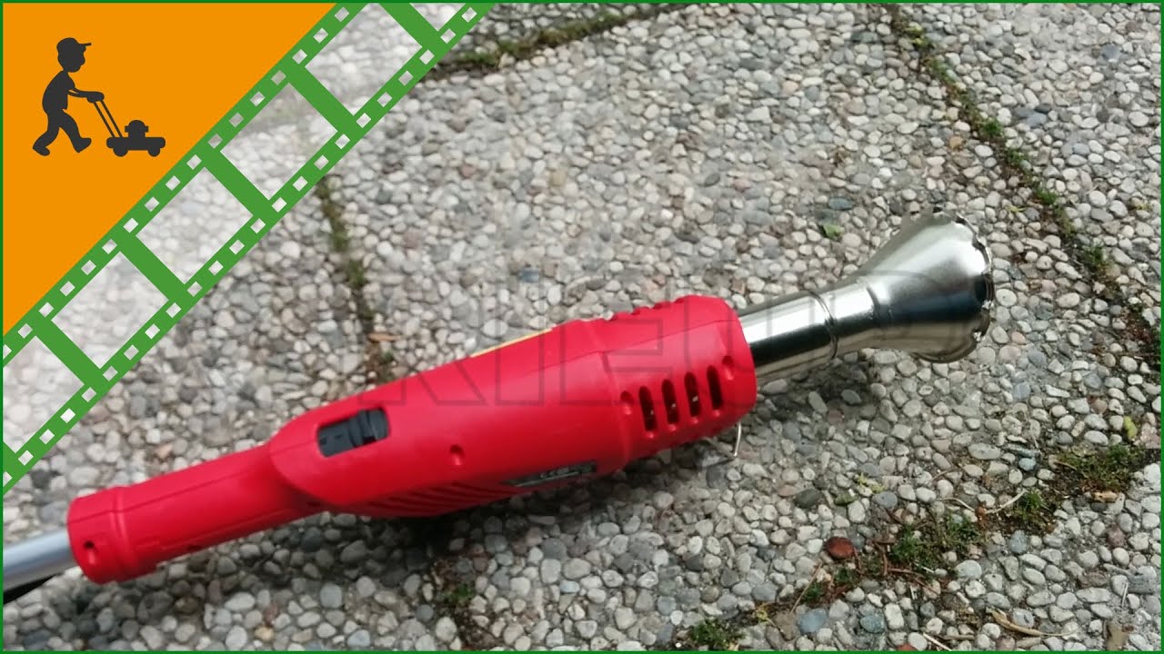 Diserbante bruciatore elettrico GeoTech: montaggio e funzionamento del brucia erbacce