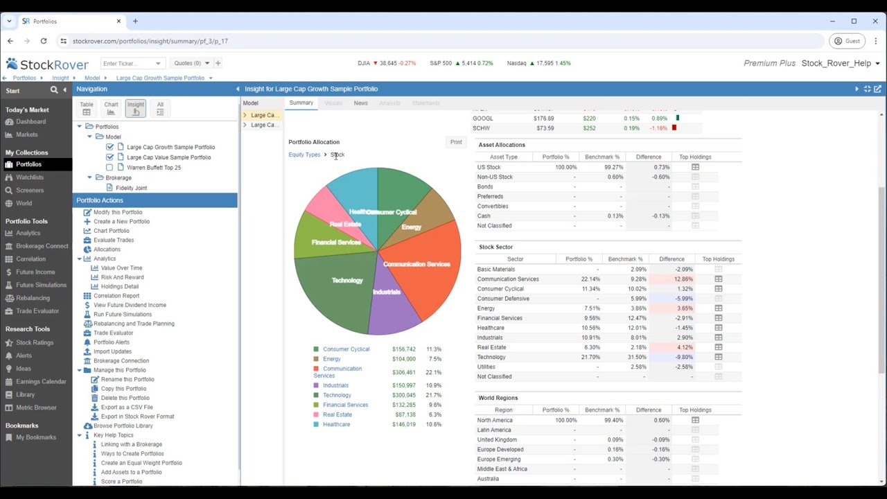 Tracking Portfolio Performance