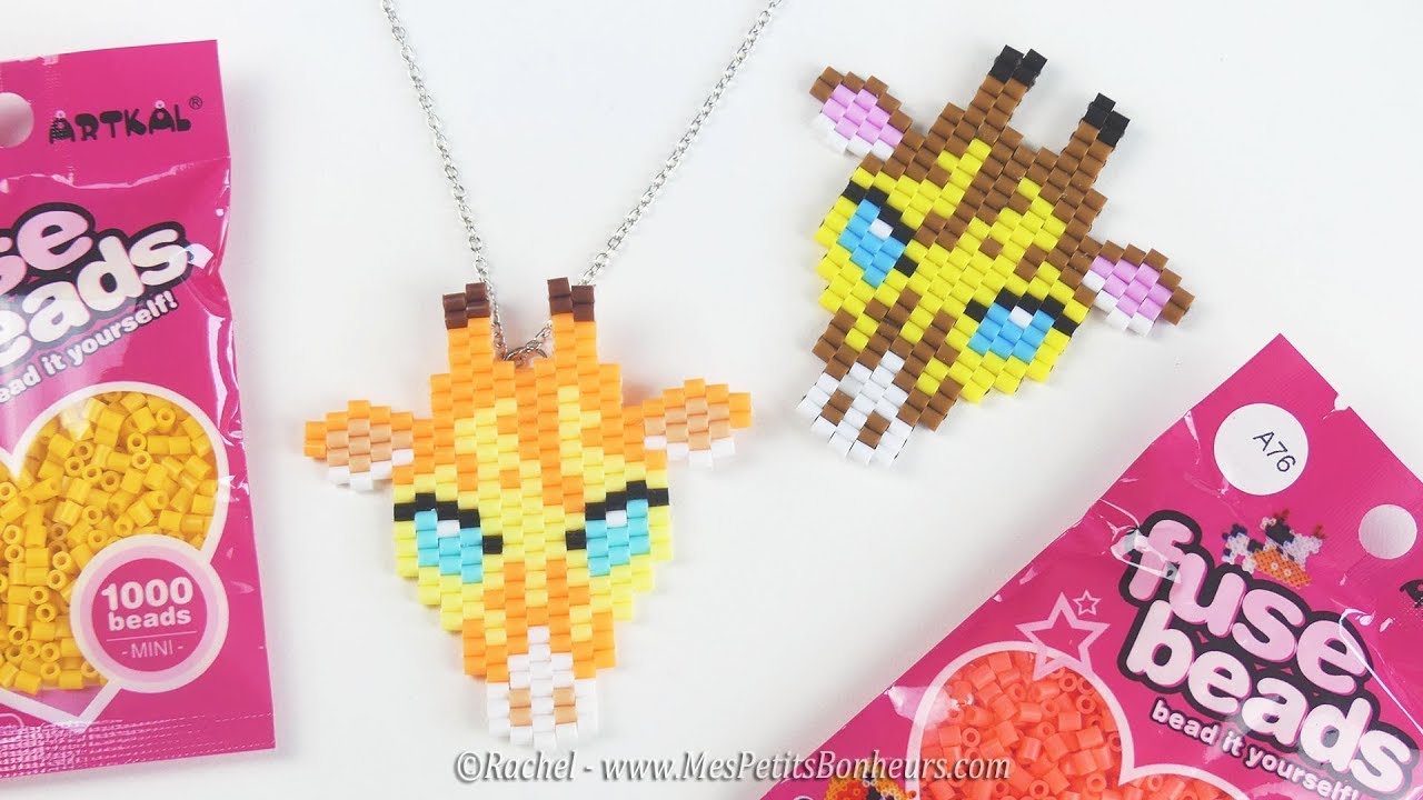 DIY - GIRAFE en perles tissées - Technique du BRICK STITCH