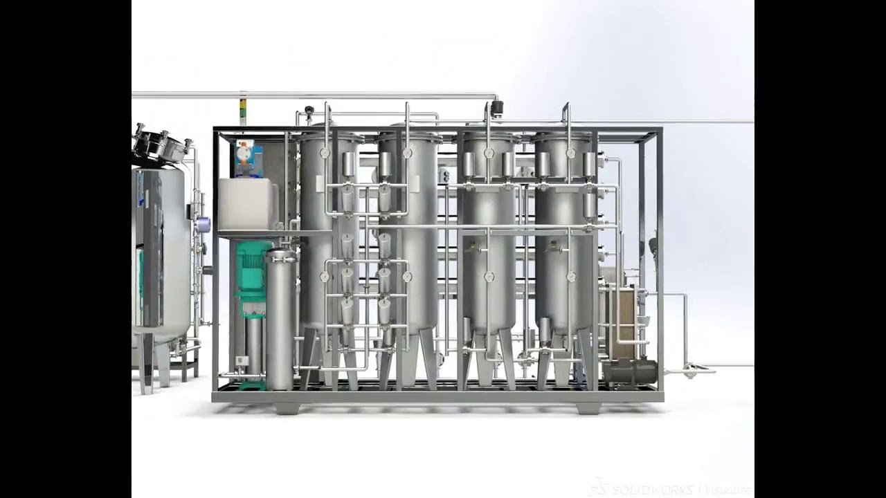 1000L/H Water for injection plant/ Multi-effect distilled water machine/WFI System