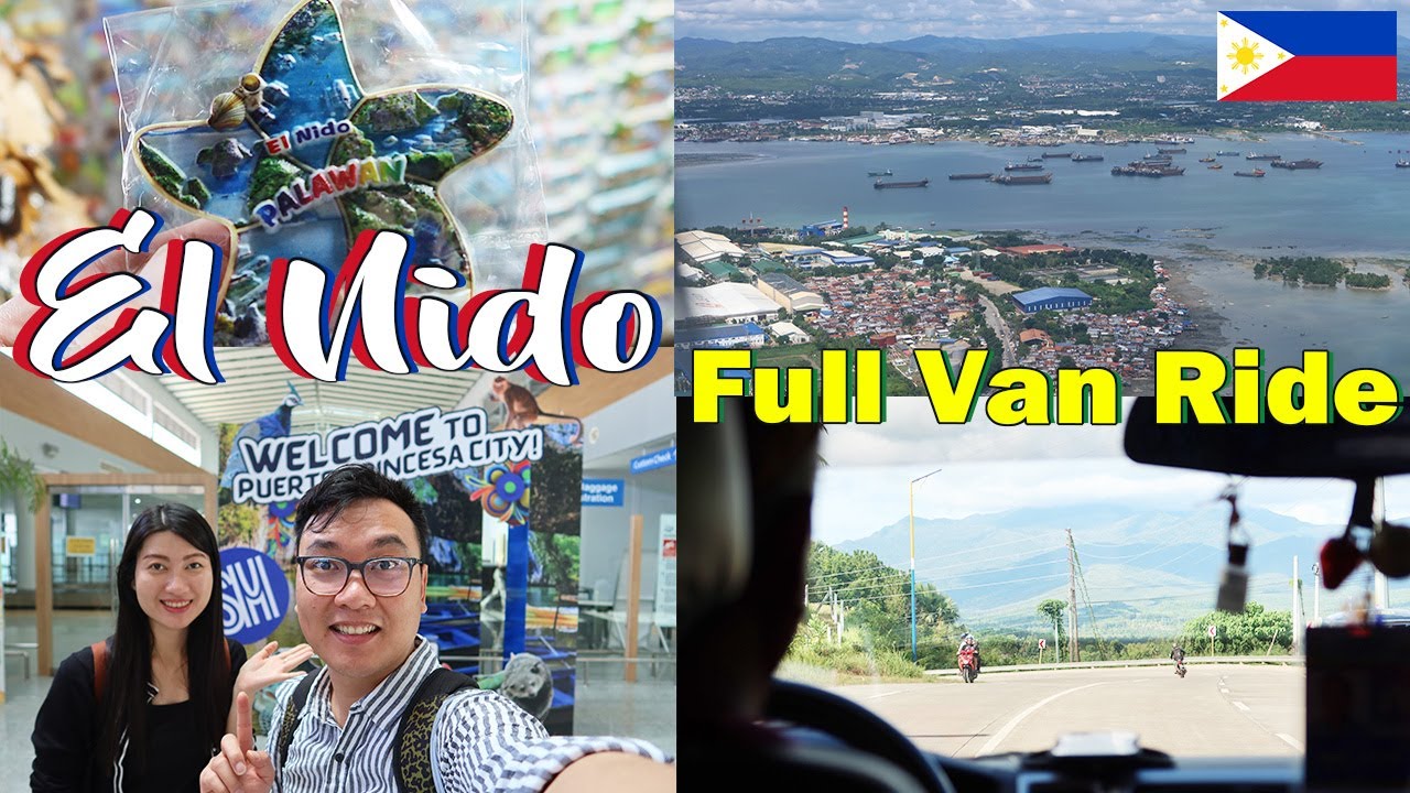 Puerto Princesa Airport to El Nido 🇵🇭 | 7-Hour Van Ride Experience in Palawan! Travel Tips & Reality