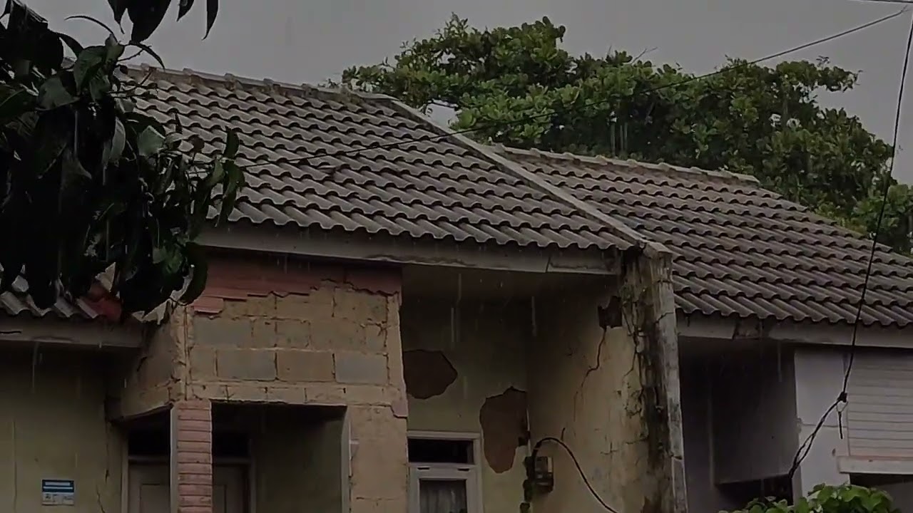 Heavy Rain Sounds on Roof for Deep Sleep and Relaxation | Rain Ambience in the Countryside