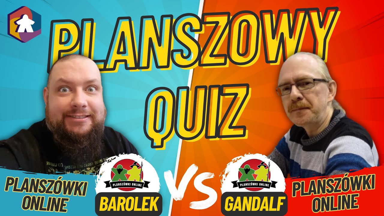 Planszowy QUIZ #10 - Barolek vs Gandalf - Planszówki online