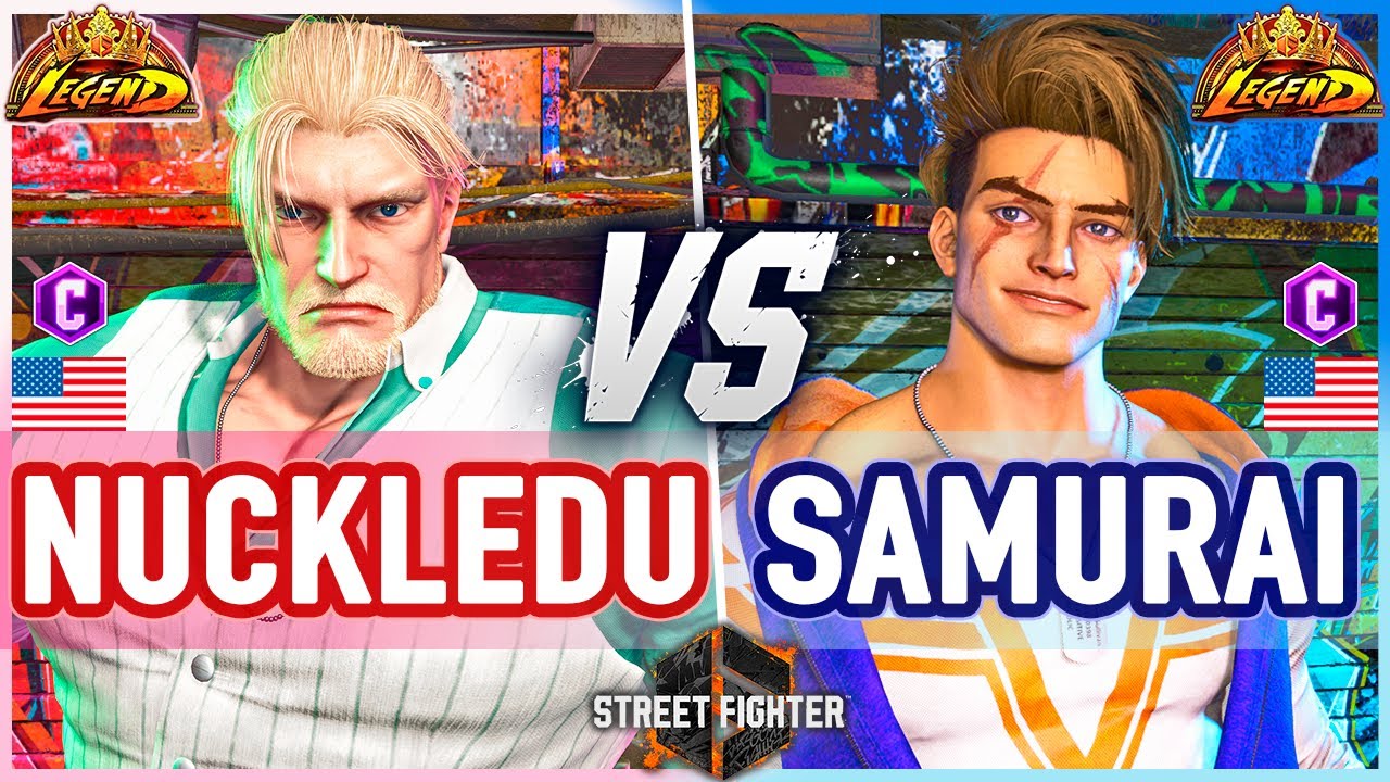 SF6 🔥 NuckleDu (Guile) vs Samurai (Luke) 🔥 Street Fighter 6