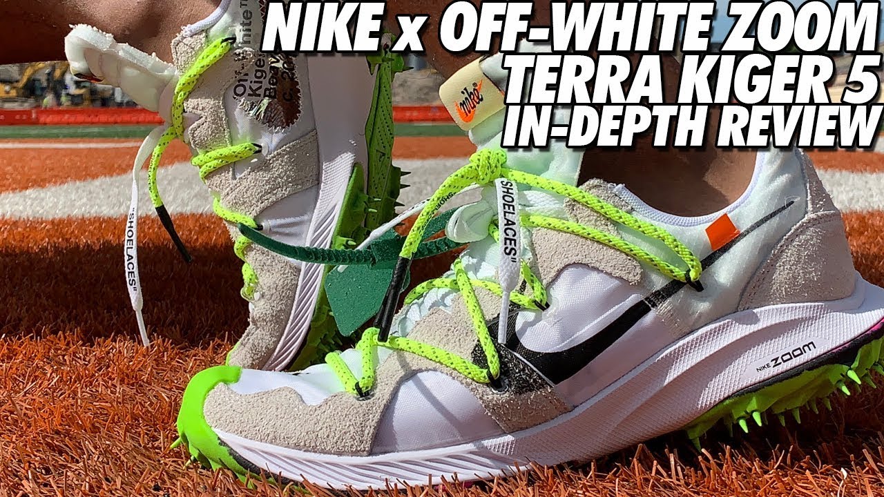 NIKE OFF-WHITE ZOOM TERRA KIGER 5 WHITE/GREEN ON-FEET REVIEW!