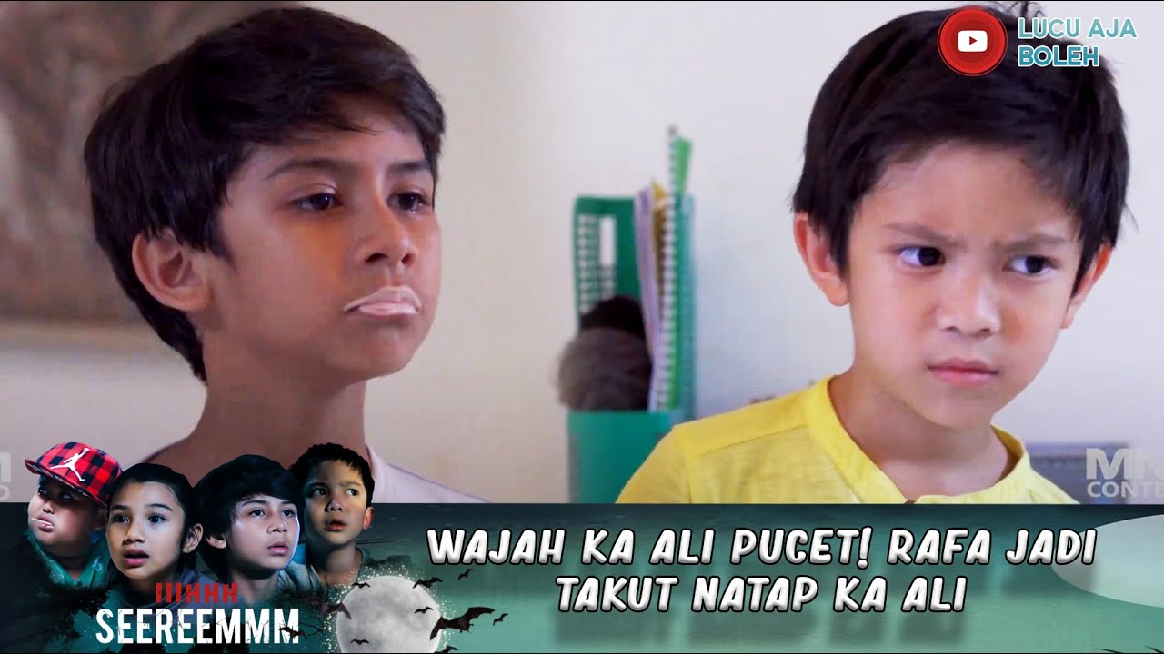WAJAH KA ALI PUCET! RAFA JADI TAKUT NATAP KA ALI - IH SEREM