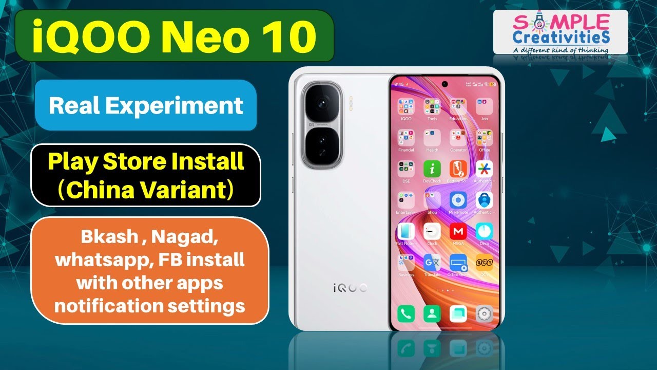iQOO Neo 10 বেস্ট স্মার্ট ফোন  Around 42K।। Performance King ।। china variant play store setting।।