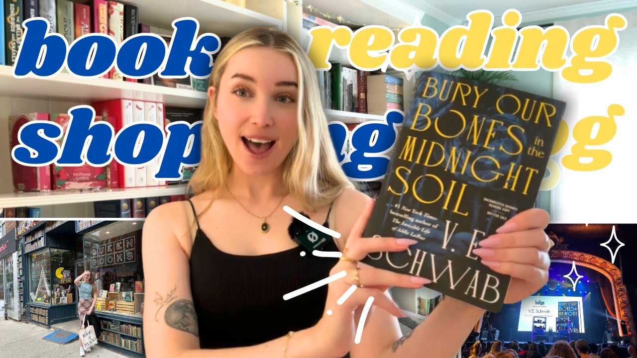 Ultimate book video! 🥀⚰️ (Book shopping, reading vlog, author event)