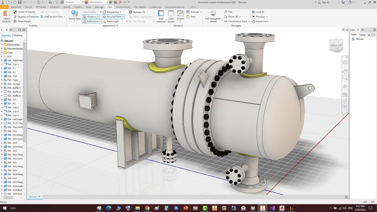 Tutorial BEU Exchanger Part3, Saddles and Lugs