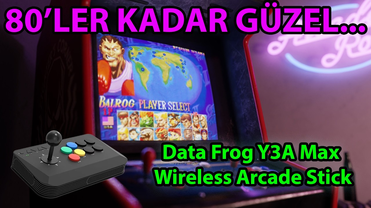 80'ler Kadar Güzel 💖 Data Frog Y3A Max Arcade Stick İnceleme