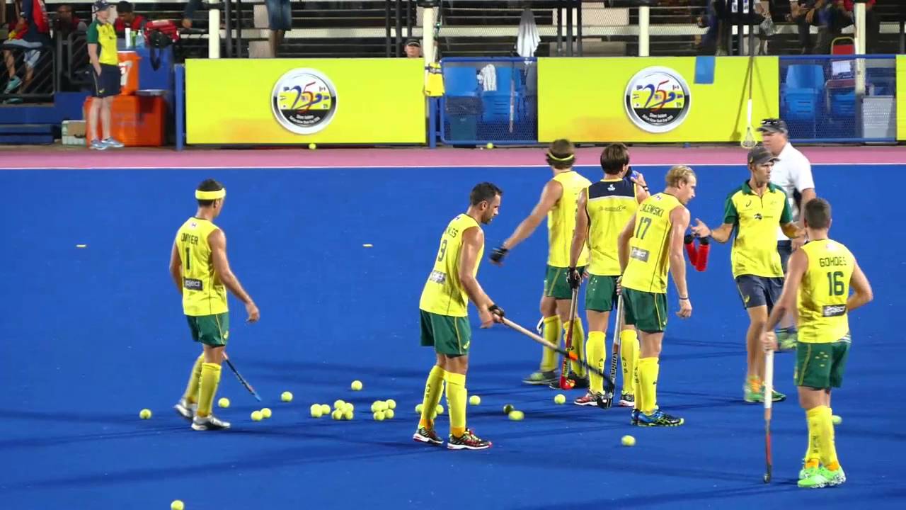Australia pre game warm up