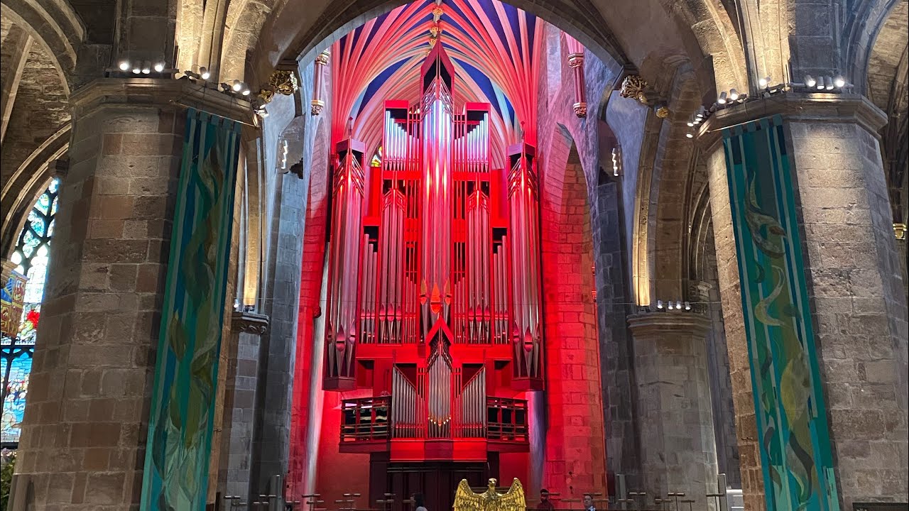 Boëllmann Toccata on the Red Giant in Scotland! St Giles Cathedral-with Jack Oades Master of Music