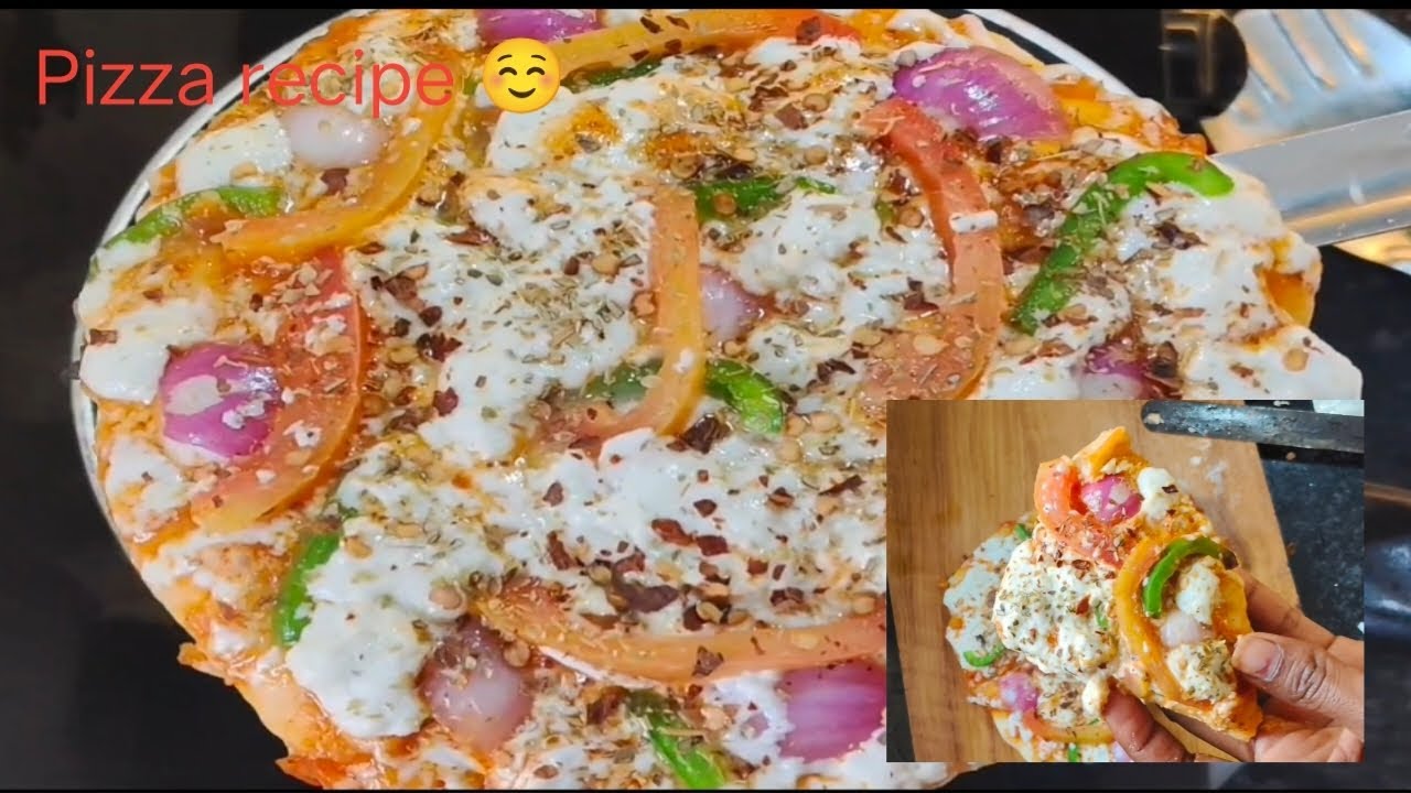 Cheese pizza in frypan! फ्राई पैन में बनाए बिना ईस्ट बिना ओवन के सबसे आसान तरीके से Tasty pizza 