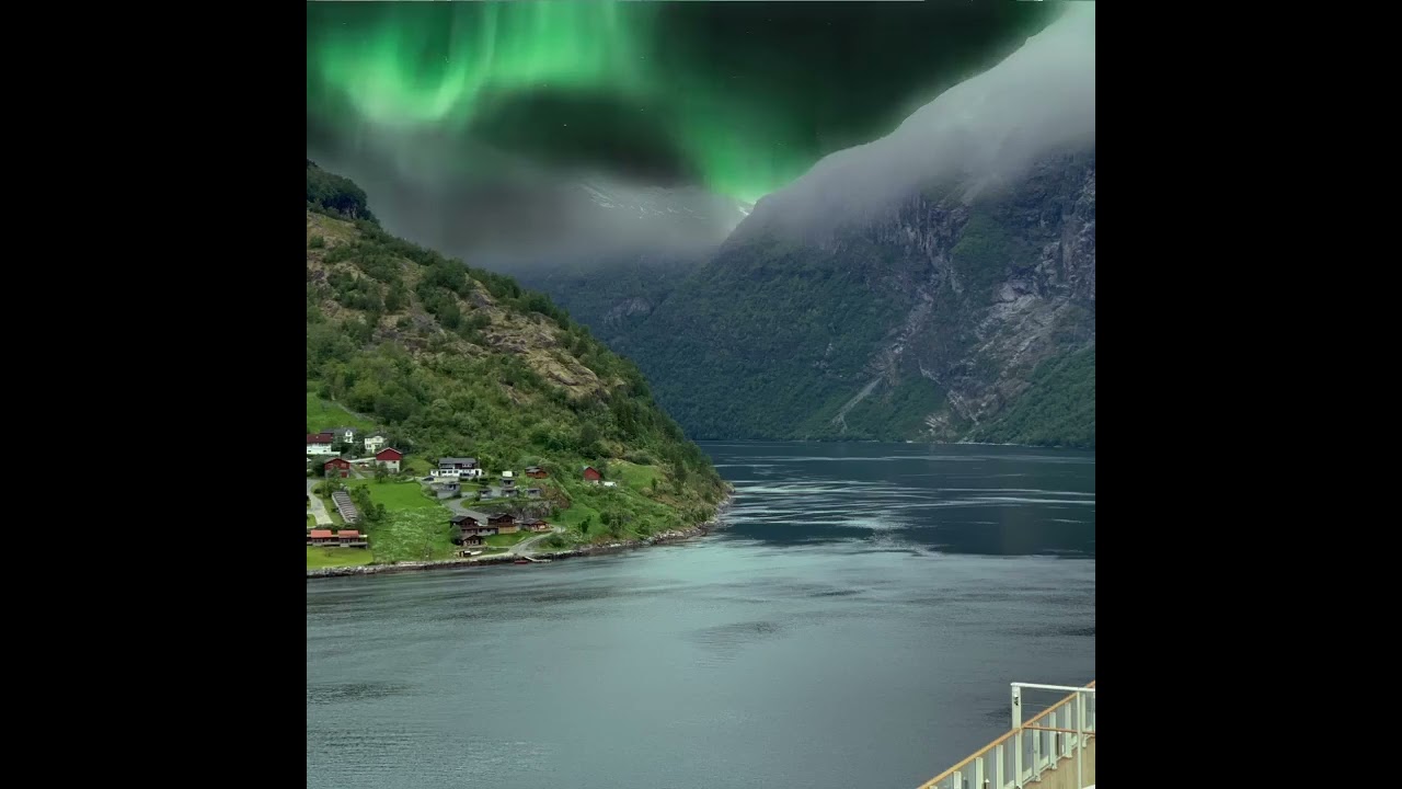🌊 Cen&aacute;rio de outro planeta: fiordes da Noruega em 15s!