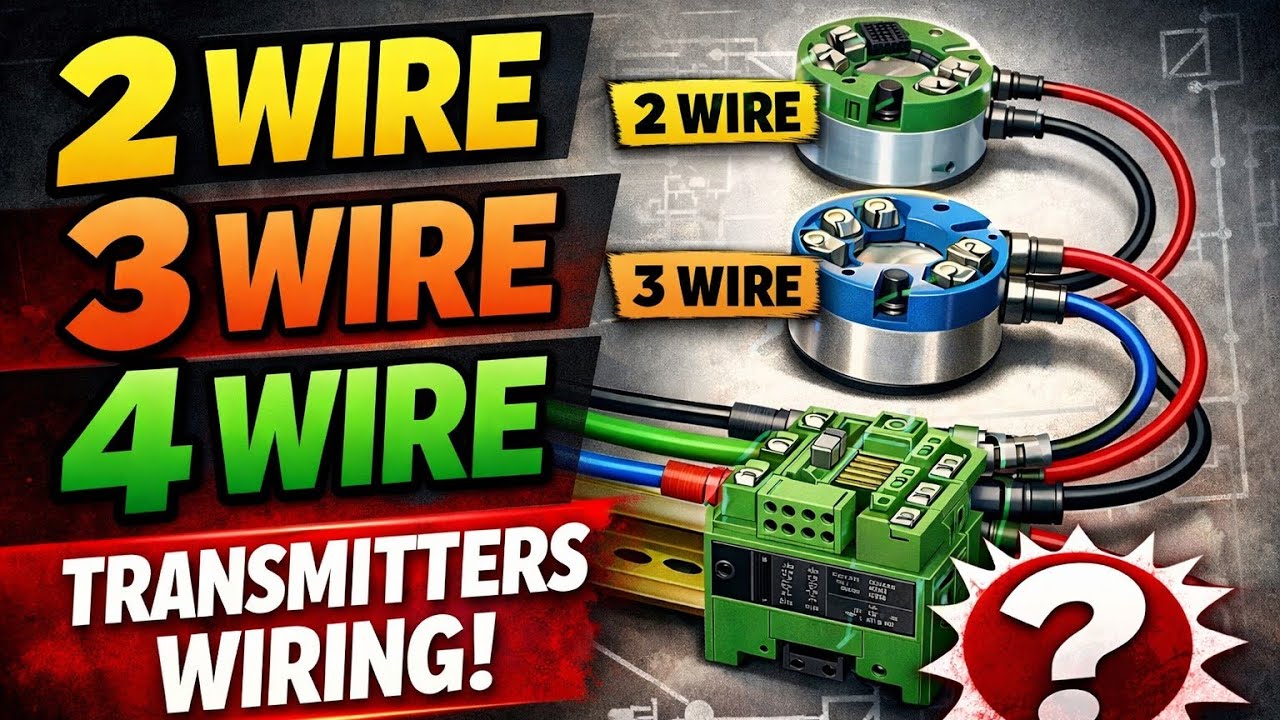 Industrial Wiring Guide: Understanding 2, 3, and 4 Wire Control Loops ⚡