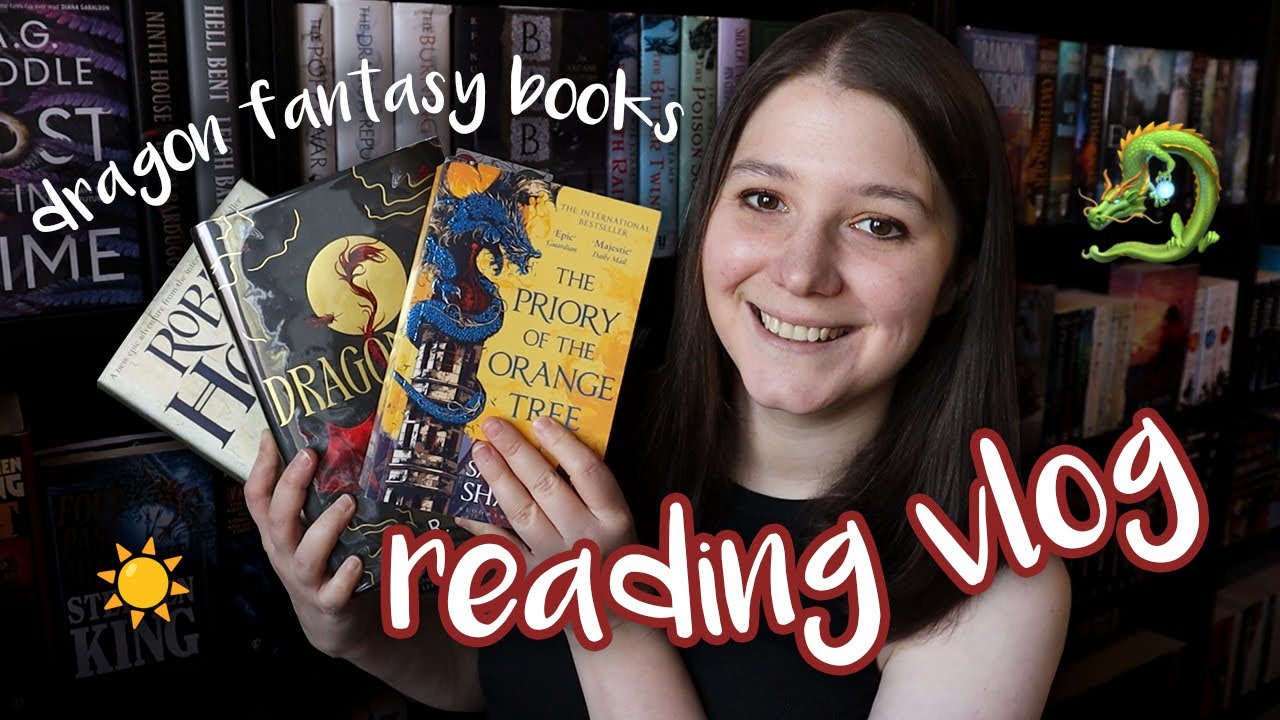 the vlog where I read fantasy books about DRAGONS 🐉 once upon a readathon reading vlog ✨ [CC]