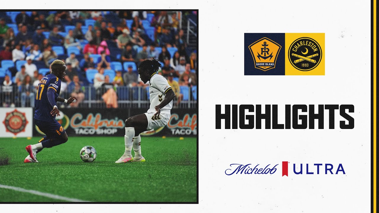 Highlights: Rhode Island FC vs. Charleston Battery | Sponsored by Michelob Ultra