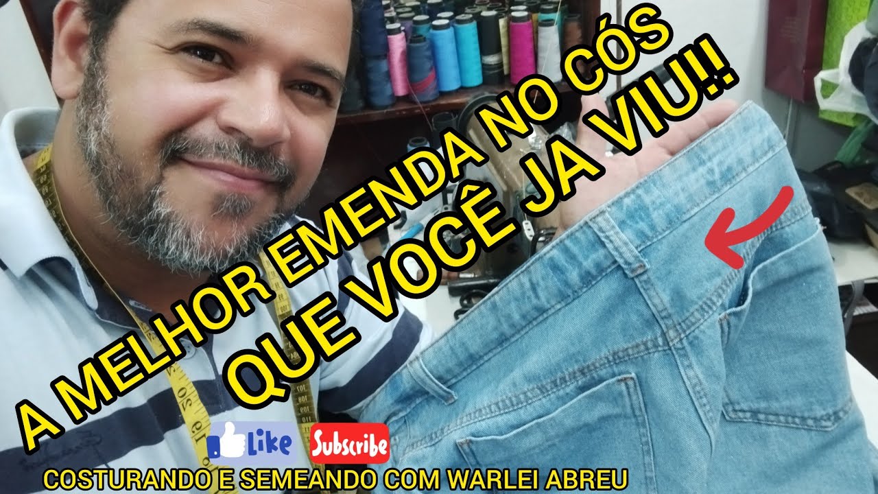 COMO AUMENTAR A CALÇA JEANS SEM NESGA DOS LADOS,#costureira #moda #dicas #roupas