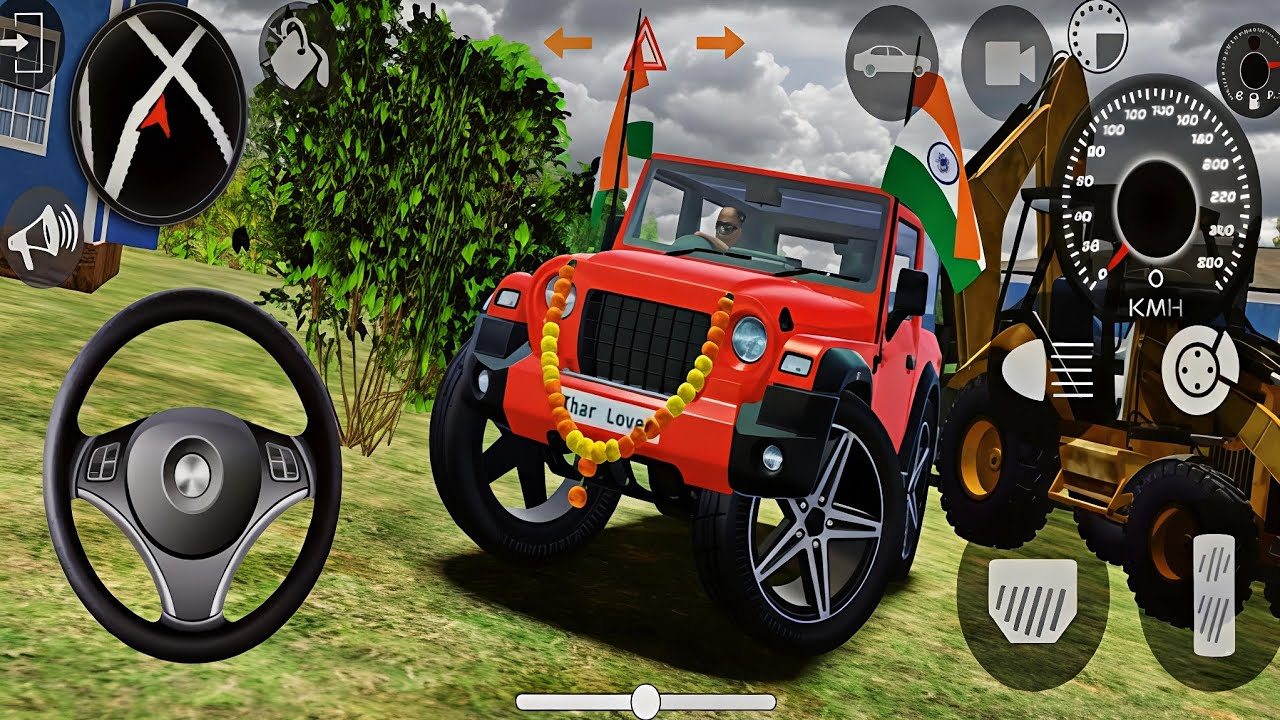 Modified Mahindra Thar Car Games: Indian Cars (Gadi Wala Game) - Car Game Android Gameplay 2026