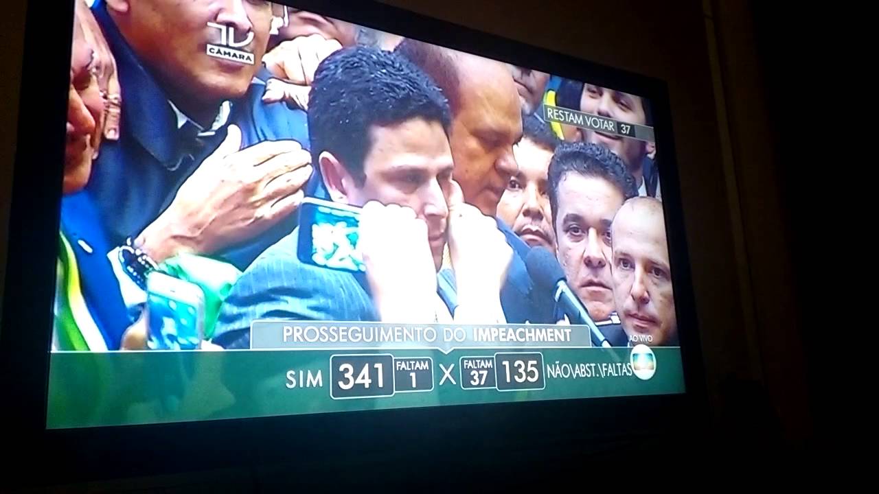 &Uacute;ltimo voto impeachment uhuuuullll (fora dilmaaa)