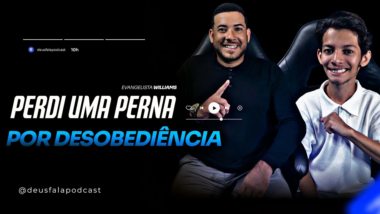 Perdi uma PERNA por conta da desobediência.