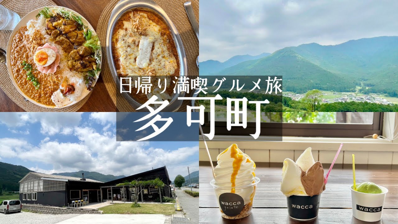 【兵庫県多可町】日帰り満喫グルメ旅🚗行列のできるジェラート屋🍧＆絶品スパイスカレーのサイクルカフェ🍛＆ラベンダー畑💐wacca＆ベロカフェ