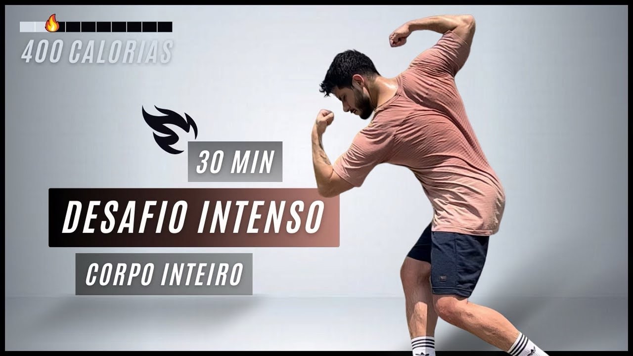 TREINO HIIT DE 30 MIN - QUEIMA DE GORDURA, sem equipamentos, em casa