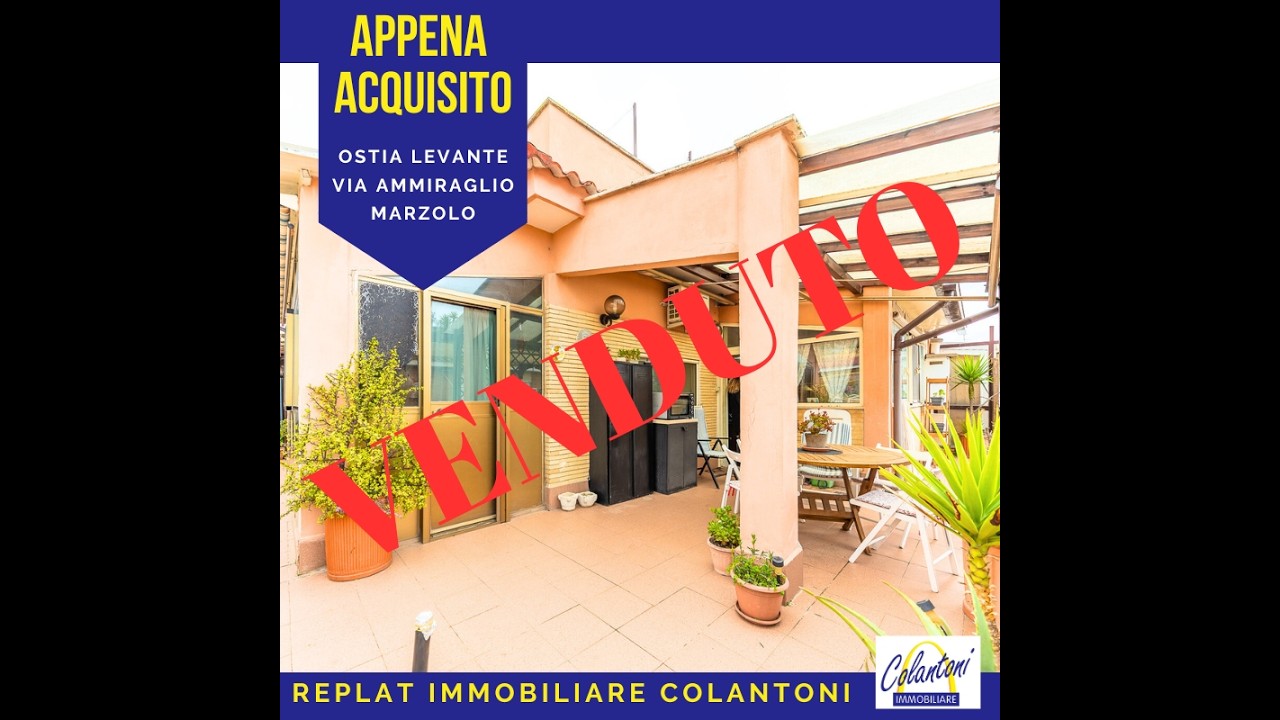 OSTIA LEVANTE - VIA AMMIRAGLIO MARZOLO - Replat Immobiliare Colantoni Solo Affitti Roma 15