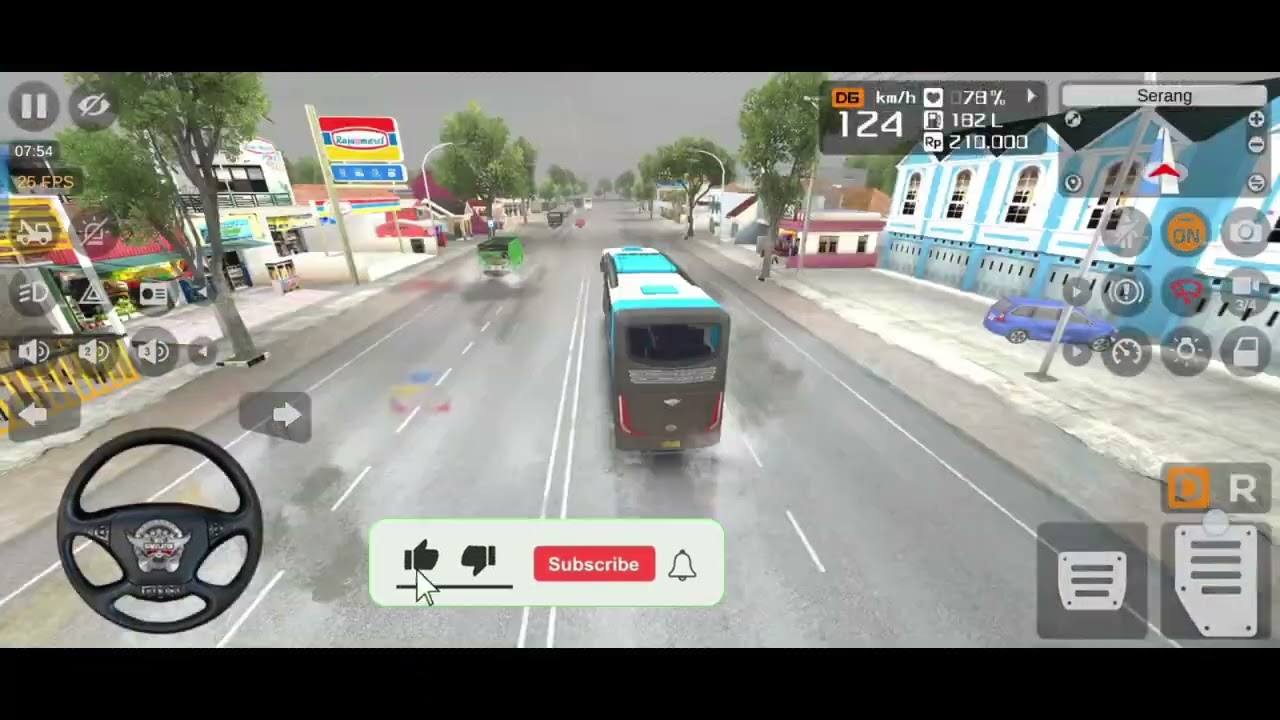  Highway over speeding bus driving #JANAGAMING #gaming 