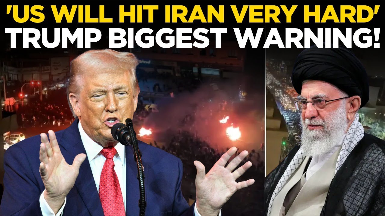 BREAKING NEWS LIVE: Trump Issues Stark Iran Warning on Protest Crackdown | Trump | US News LIVE