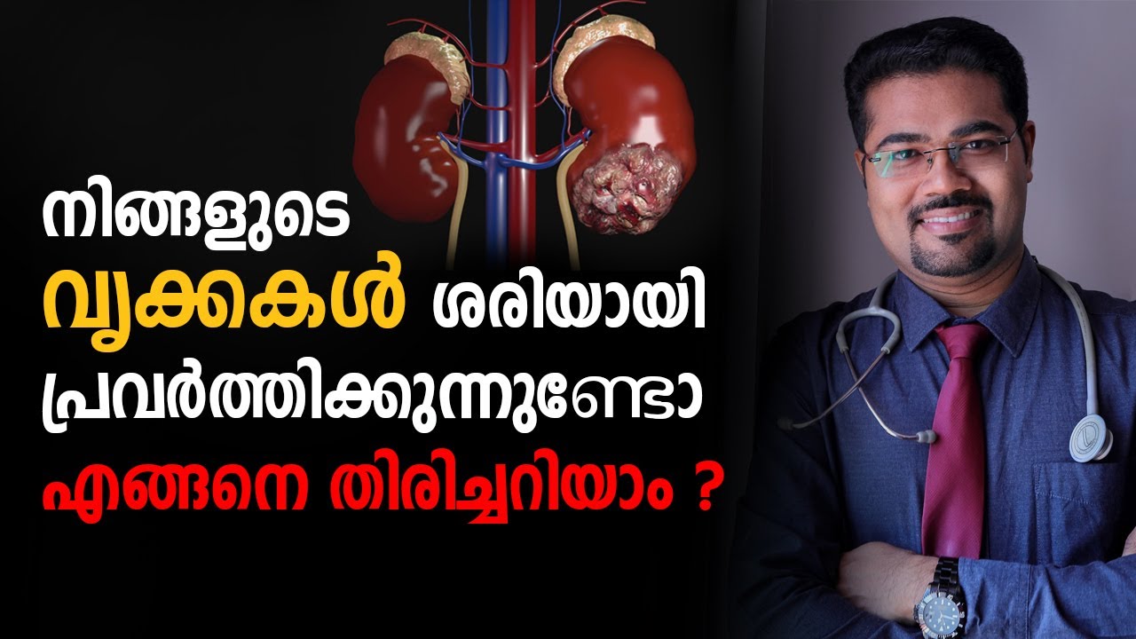 നിങ്ങളുടെ വൃക്കകൾ ശരിയായി പ്രവർത്തിക്കുന്നുണ്ടോ എങ്ങനെ തിരിച്ചറിയാം | Kidney Disease Malayalam