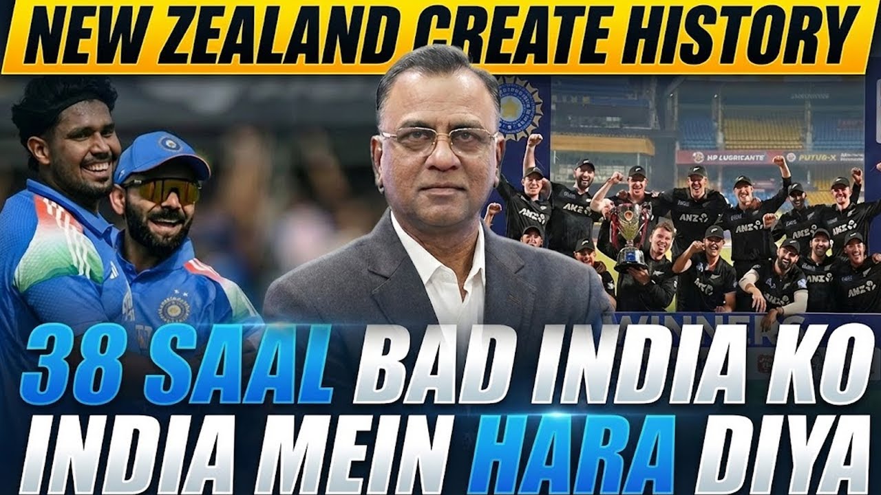 New Zealand Create History | 38 Saal Bad India Ko India Mein Hara Diya | Basit Ali