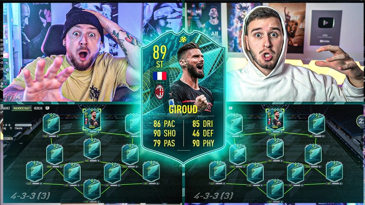 ECHT T&Ouml;FTE 💀😱 FLASHBACK GIROUD Squadbuilder Battleship vs Iam Tabak 🔥 FIFA 22
