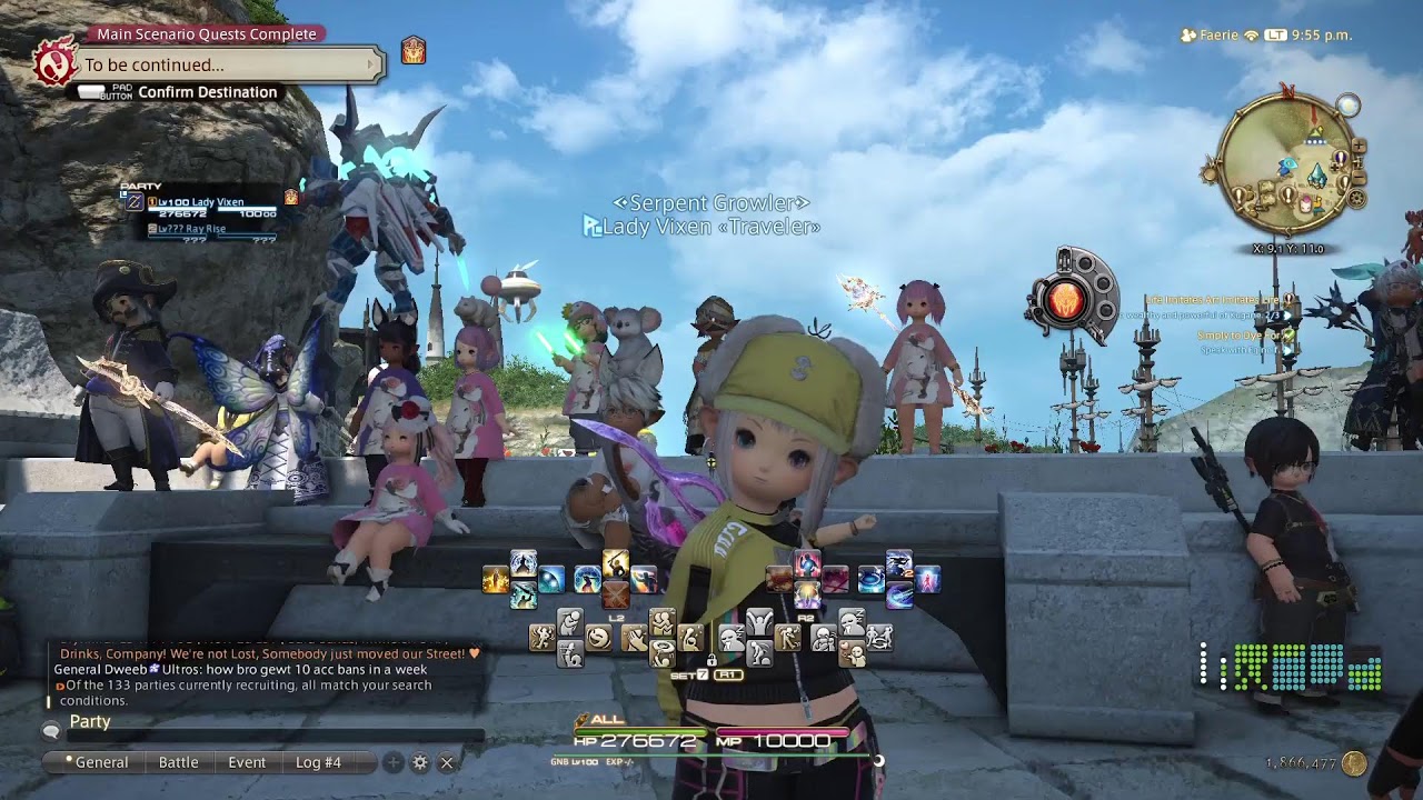 FFXIV - playin main for Lev 100 Phantom Penumbrae relic weapon grind 😁💯