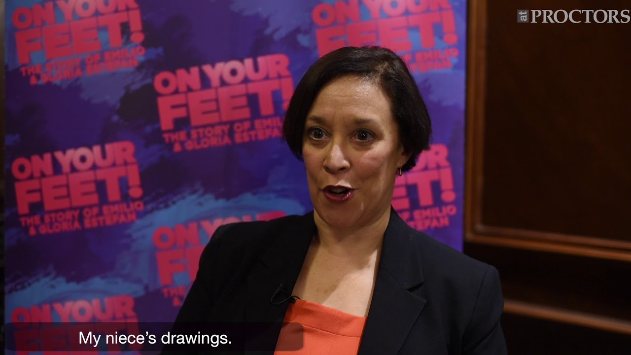On Your Feet! Cast at Proctors: Debra Cardona 2018