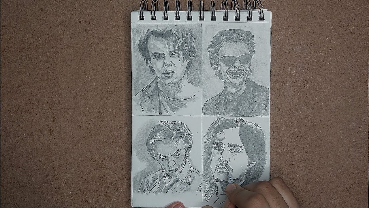 Stranger Things Pencil Sketch Part 2 | Satisfying Drawing ✍️