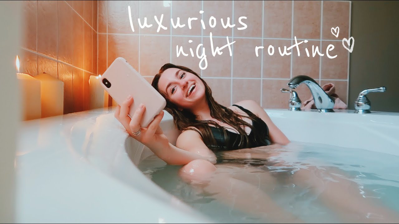 trying to have the most *extra* night routine! (key word: trying)