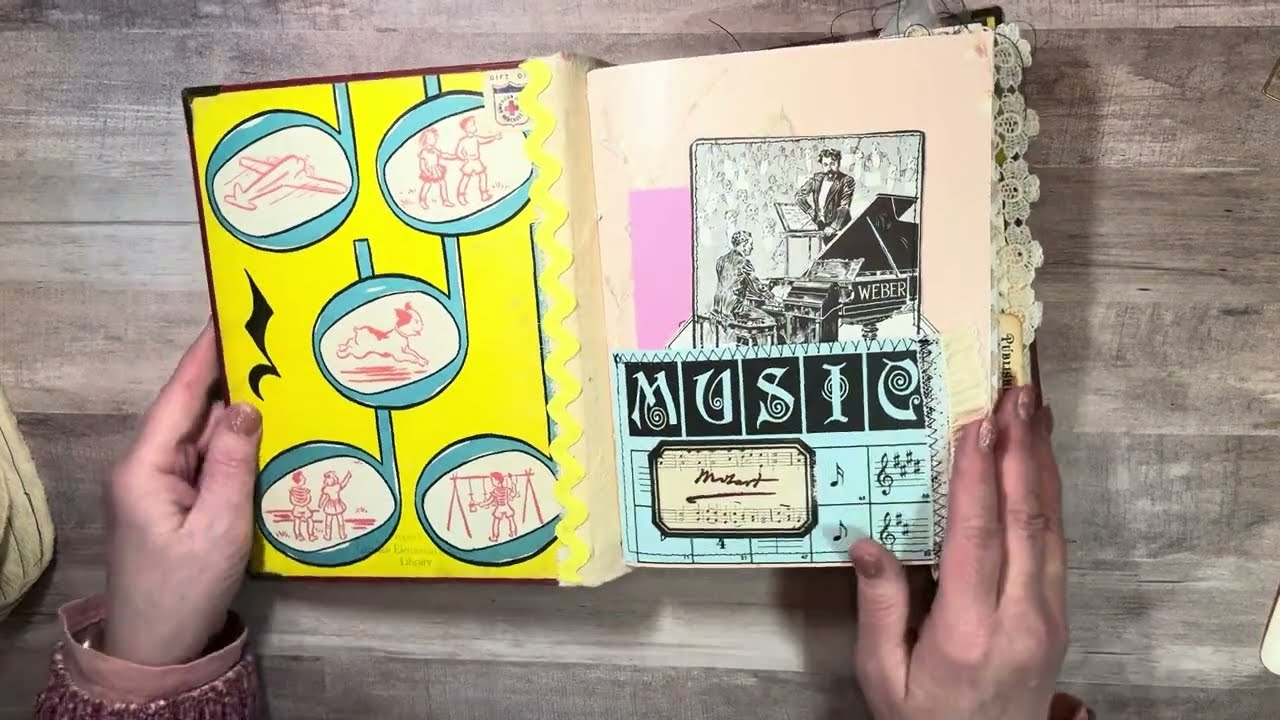 Flip Through of Vintage Music Journal