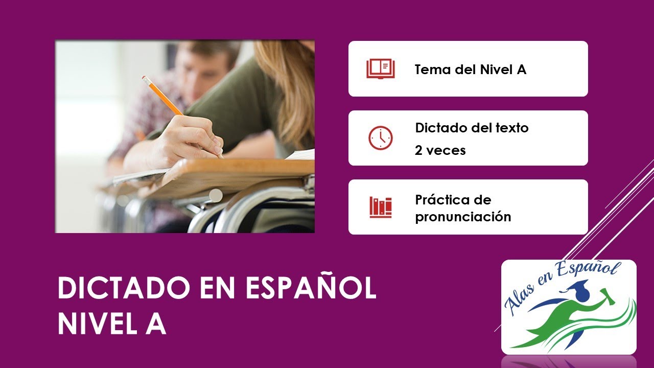 📝 DICTADO PARA PRACTICAR ESPAÑOL - NIVEL ELE A2