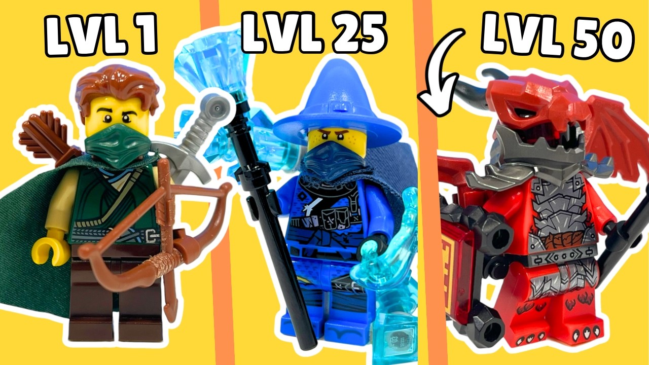 Я сделал 50 невероятных минифигурок из LEGO...