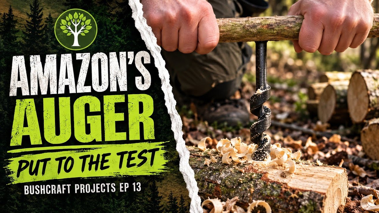 Amazon&rsquo;s Scotch Eyed Auger Put to the Test: Building a Bushcraft Table