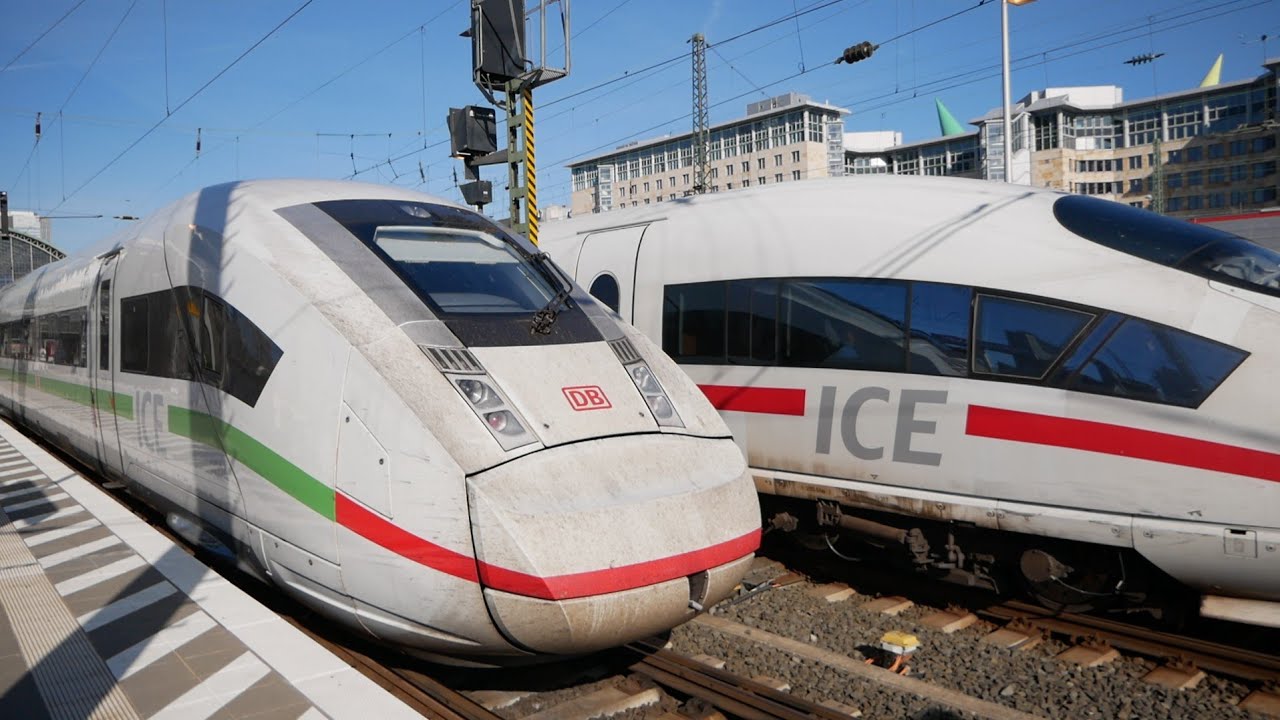 Züge in Frankfurt HBF (FULL HD)